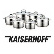Кастрюли Кайзерхоф (KaiserHoff) – набор из 12 предметов