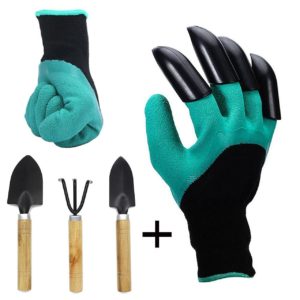 садовые перчатки с когтями Garden Genie Gloves