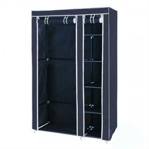 Портативный тканевый-шкаф органайзер для одежды
