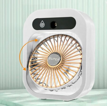 Мини-вентилятор с увлажнителем воздуха USB